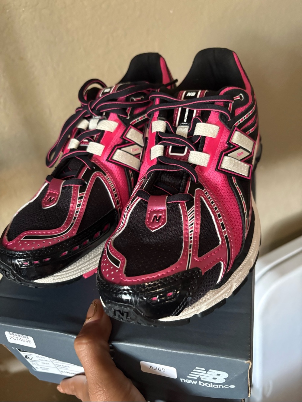 New Balance Women’s Athletic Sneakers - Hot Pink and Black